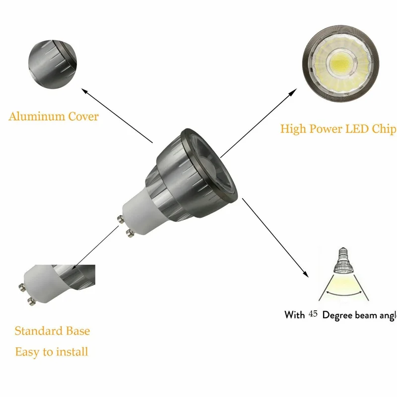 Dimmable Cob Led Spotlight Bulb Neutral Lampada Lamps Energy Lampu Saving 110 Bedroom Angle Decoration Daylight Cool E27 4000K