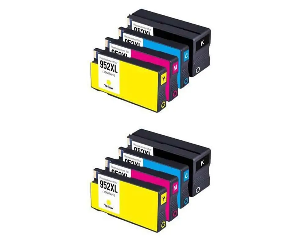 

HP 952 952XL Ink Cartridges Compatible for OfficeJet 7740 8702 8715 7720 7730 7740 8210 Printer (8PK)