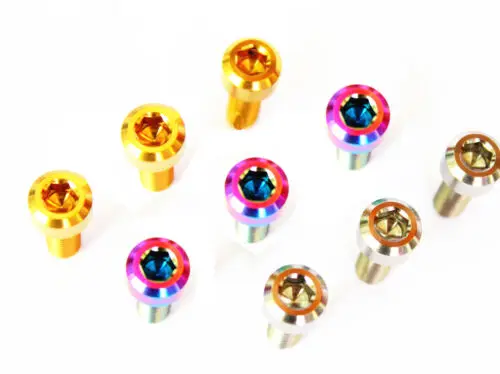 Tornillos titanio M6 cabeza hexagonal hueca – Pernos bicicleta