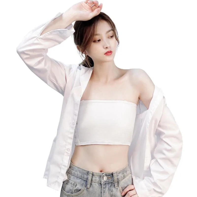 Short Chest Breast Binder Female Strapless Trans Vest Tops corsets for women Tank Shirt Comfortable Les Lesbian Plus Size S-5XL