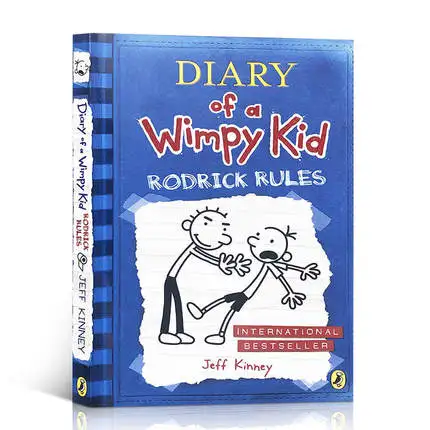 

Original Children Popular Comic Books Diary of A Wimpy Kid 2: Rodrick Rules Colouring English Activity Picture Book