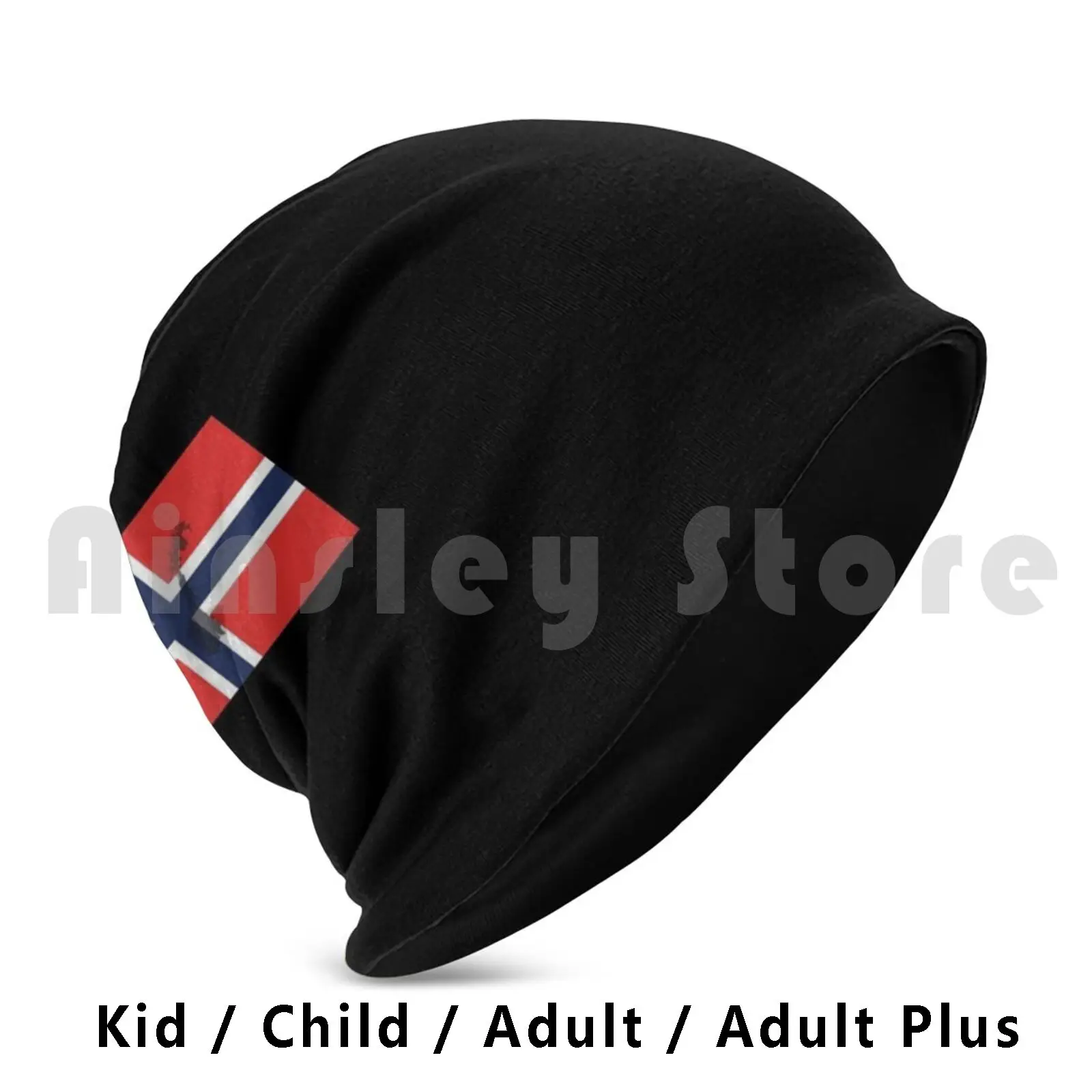 Norway Map Inside Flag Beanies Knit Hat Hip Hop Protective Protective Quarantine Nurse Respiratory