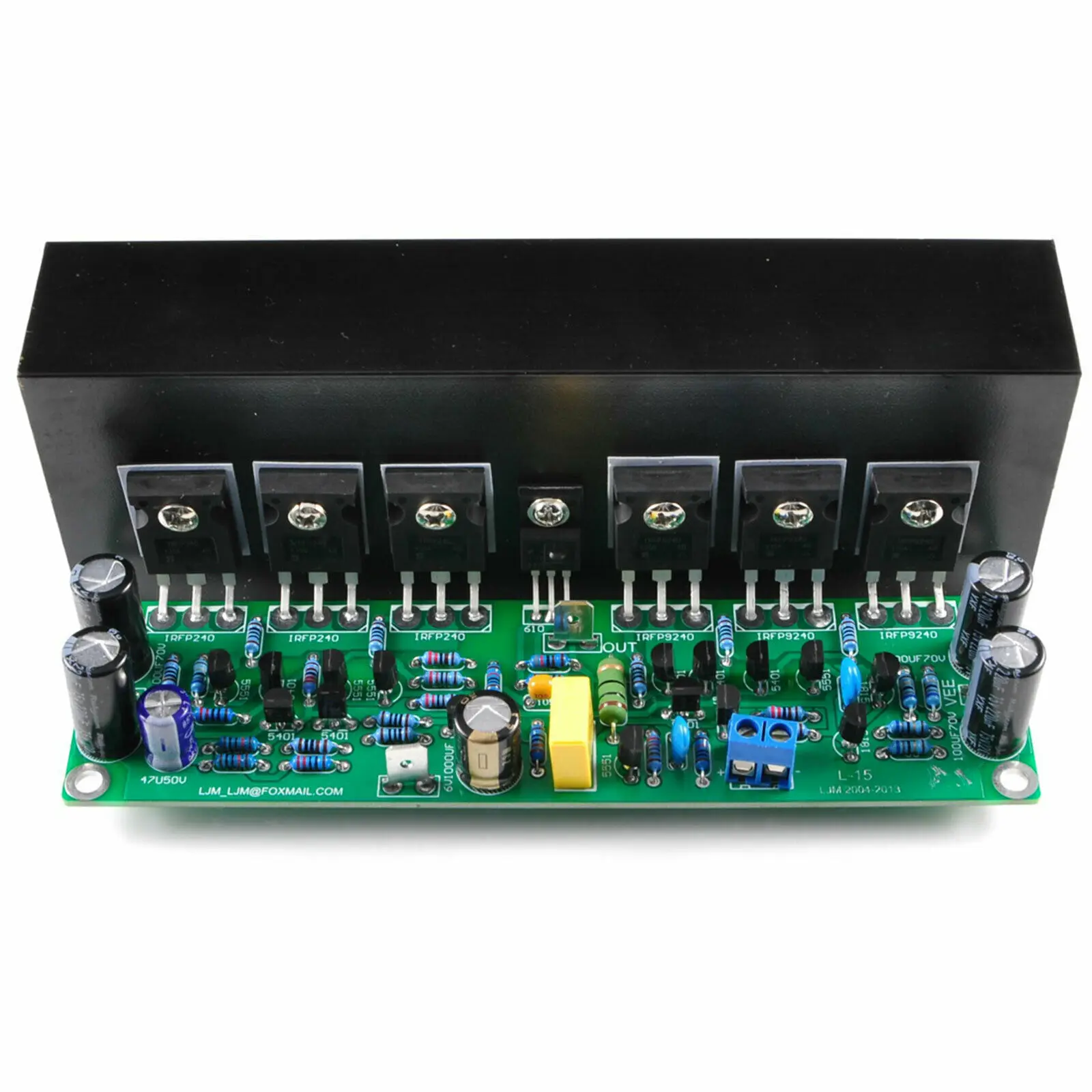 

1pcs Assembeld LJM L15 mono amplifier board with heat sink 150W amplifier