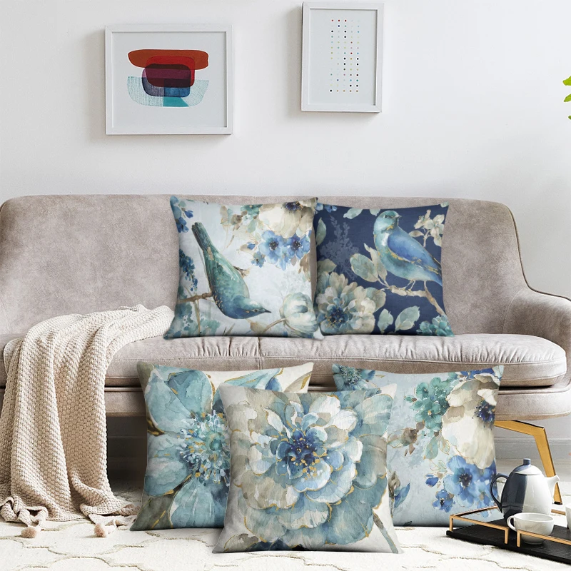 Juste de coussin lavable à fleurs mignonnes, oreiller, décoration d'intérieur, perfecand
