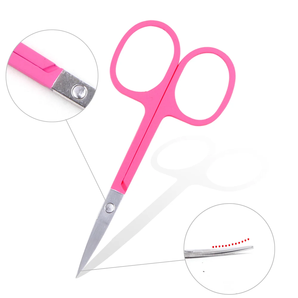 Nail Siccors Cuticle Clippers Stainless Steel Eyebrow Scissors Pedicure Tweezers Dead Skin Remover Scissor Plier Pusher Nail Too