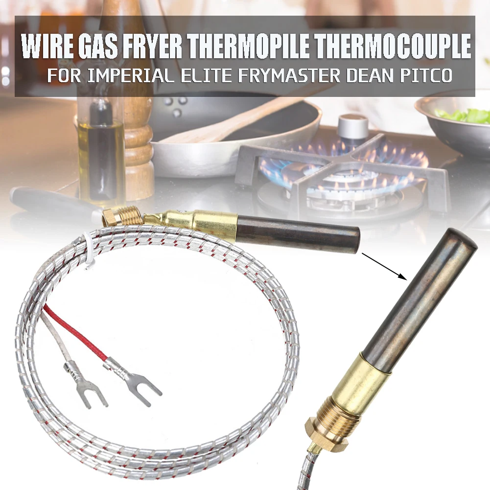 High Temperature Sensor Thermopile Thermocouple Resistant For Fireplace Heater Fittings Wires Gas Fryer Torch Lighter Electric