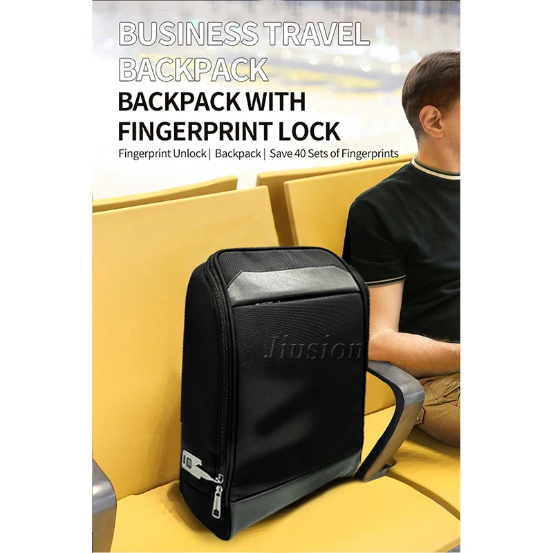 Smart Backpack Fingerprint Lock Anti-Theft Bag Luggage Keyless Door Locks USB Rechargeable Security Electronic Biometric Sensor