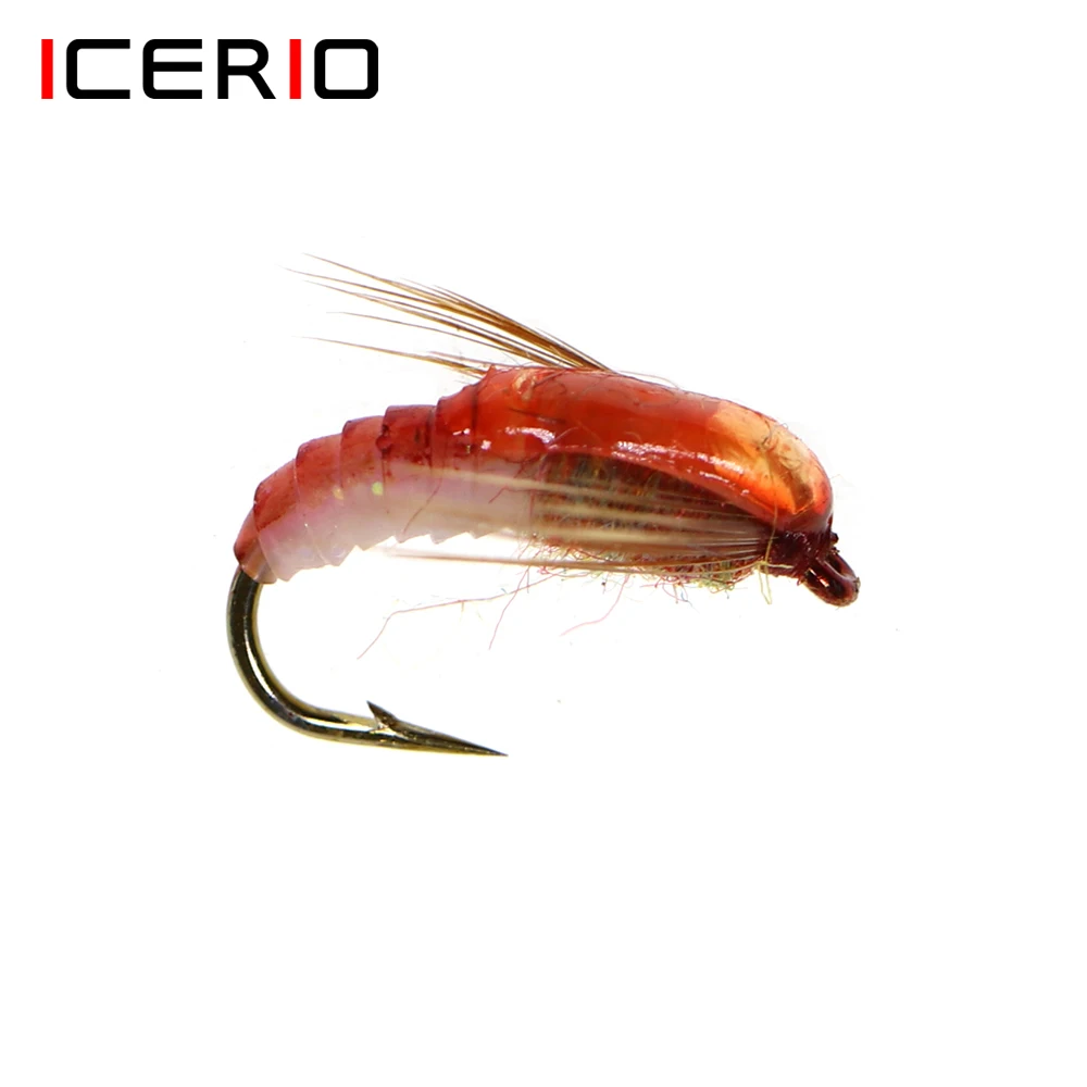 Ninfa Brownback ICERIO – Imitación realista para pesca de trucha - imagen 5