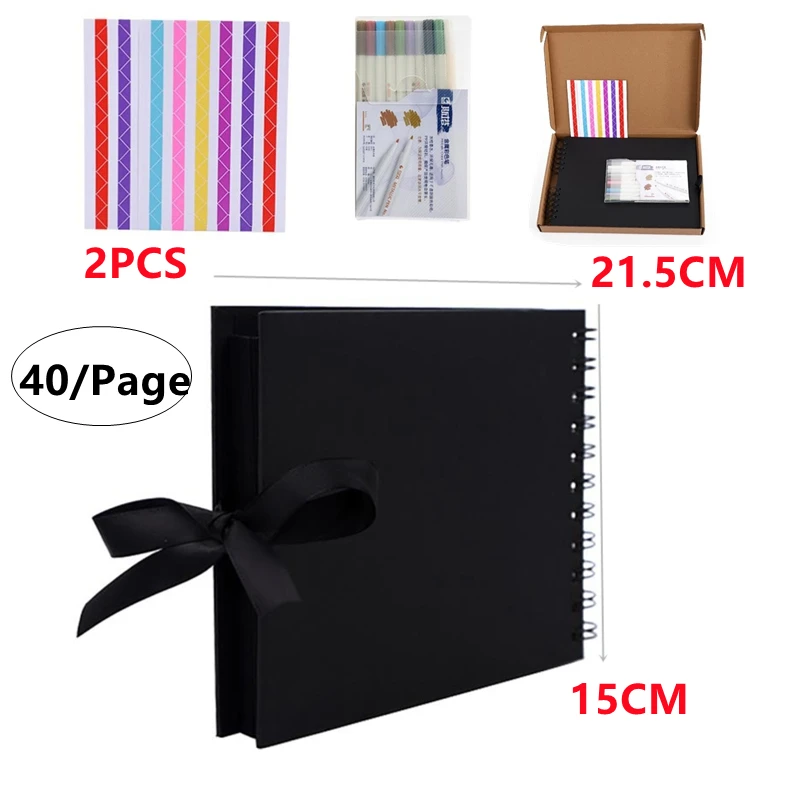 

30/40 Pages Photo Albums Scrapbook Paper DIY Craft Album Scrapbooking Picture Album for Anniversary Wedding Gifts Memory Books