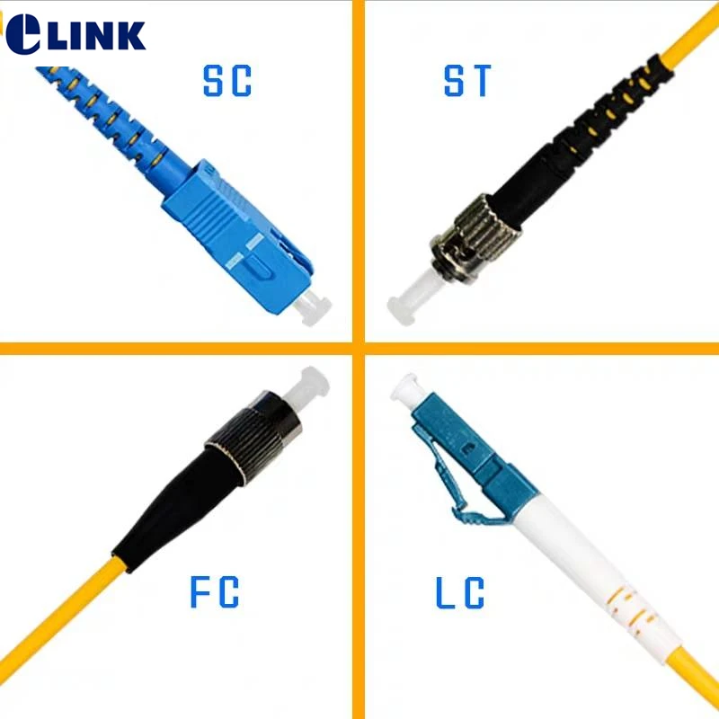 fiber optic patch cord SC LC FC ST Simplex Single-mode 2.0 3.0mm optical fibre jumper ftth patch lead IL 0.3dB