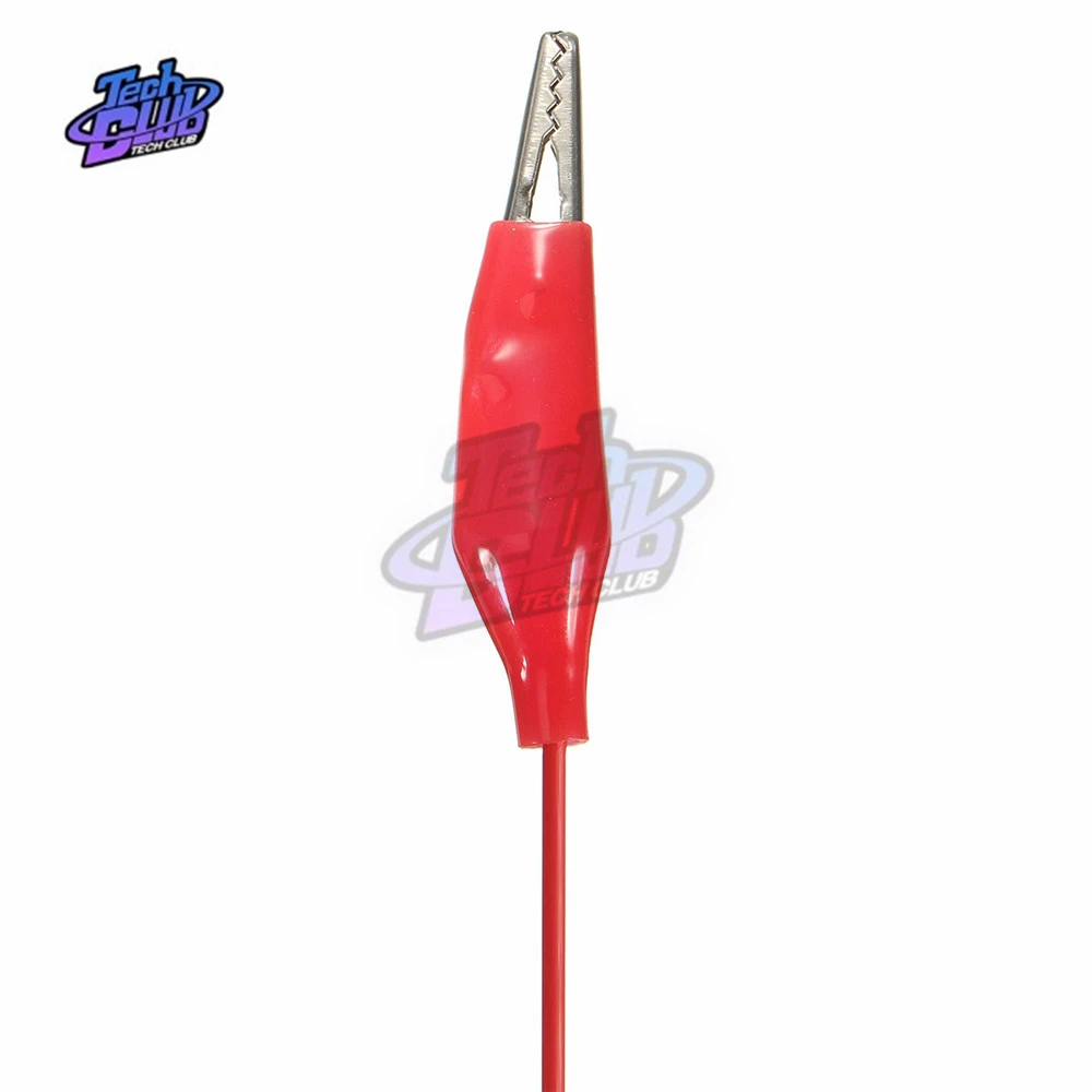 Morsetto per clip di prova a coccodrillo in metallo da 58CM per connettore del cavo adattatore maschio USB cavo adattatore di alimentazione