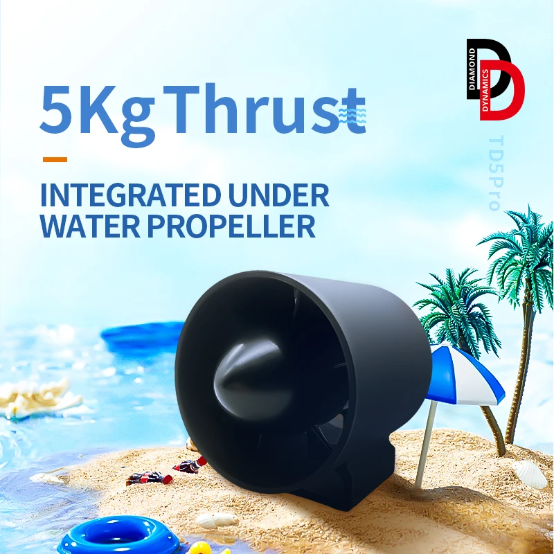 DD TD5 Pro Underwater Thruster Propeller Propulsion 300W 5KG Thrust Waterproof Brushless Motor For ROV Boat AUV