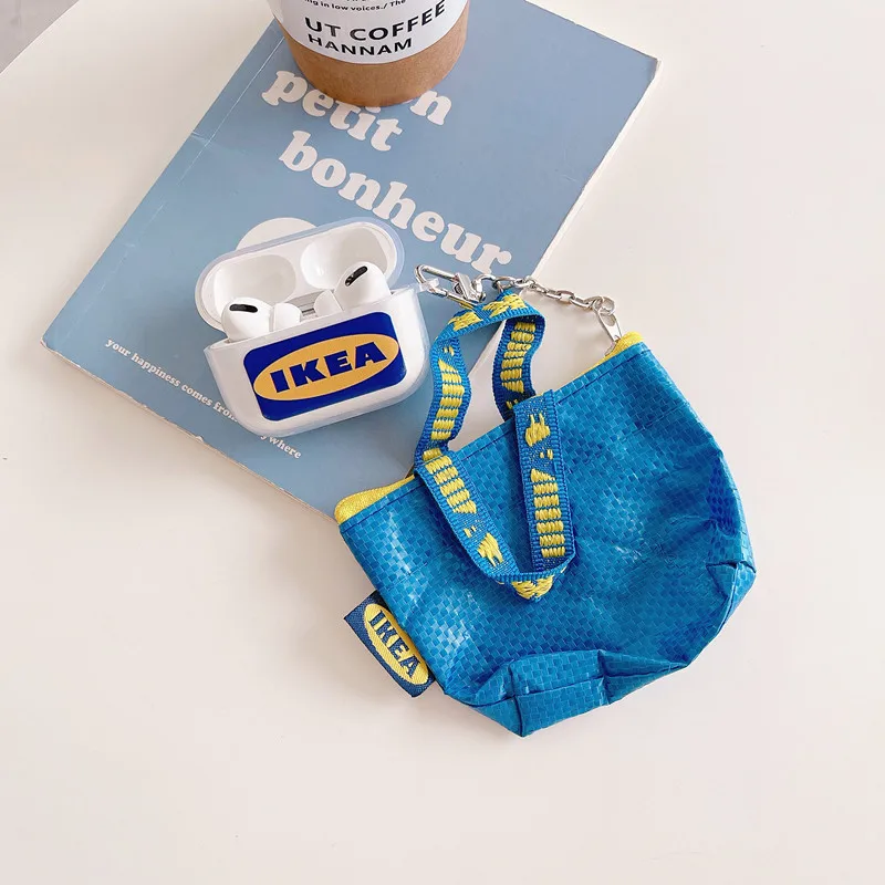 2021 귀여운 투명 마그네틱 무선 이어폰 케이스, 에어팟 3, 에어팟 1 2 프로용 보호 헤드셋 가방, 가방 포함