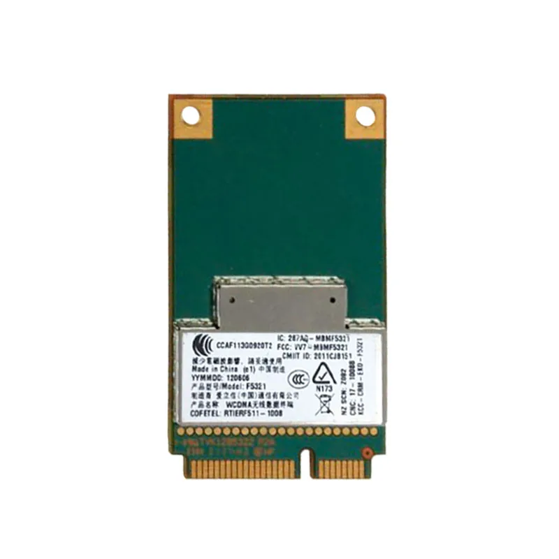 بطاقة f532 1gw لاسلكية DW5560 الجيل الثالث 3G WWAN MINI PCI-E GPRS GSM EDGE UMTS WCDMA HSPA + 21MB وحدة تحديد المواقع لمودم الكمبيوتر المحمول من Dell