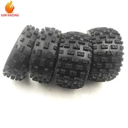 Front Size 170x60 or Rear Size 170x80 Knobby Tyre Skin Set for 1/5 Hpi Rofun Rovan Km Baja 5b Rc Car Toys Parts