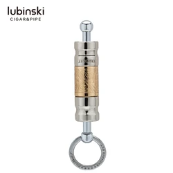 LUBINSKI Metal Cigar Punch 2 Sizes Cigar Cutter Sharp Stainless Steel Guillotine