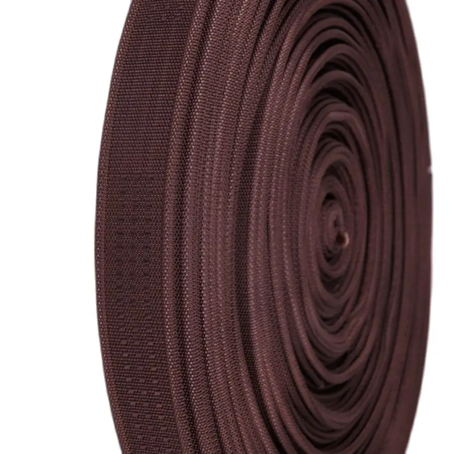 Coffee Heavy Nylon Webbing Thick Edge Tape 32MM