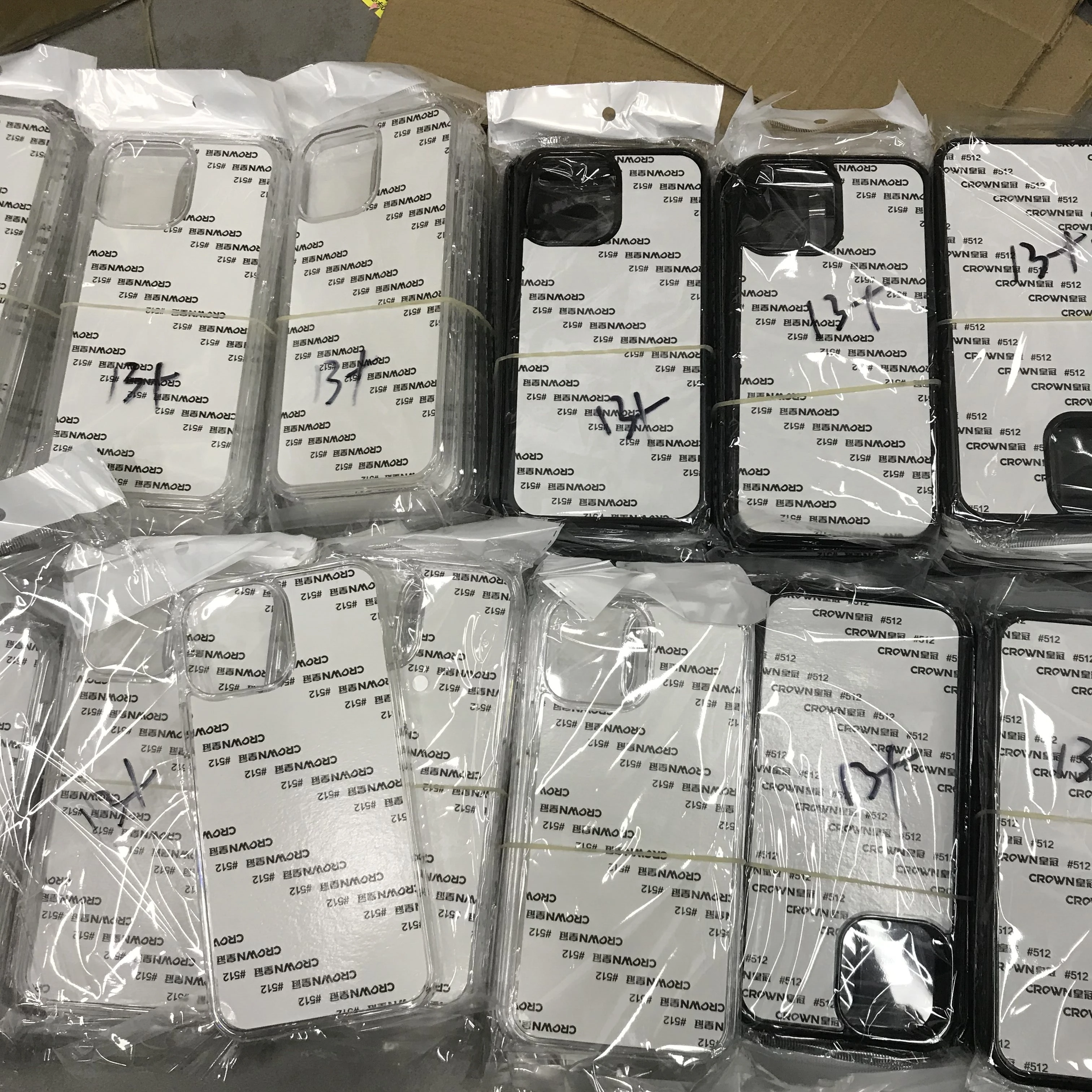 100pcs wholesale plastic cases  blank sublimation phone case compatible with iphone 16 15 14 13 pro 13 promax 12 12 pro 11