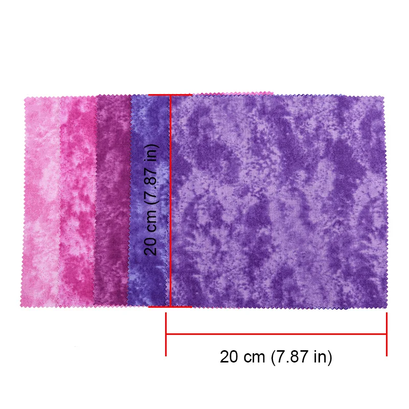 Tie-Dye Print Patchwork Tkanina bawełniana Dziecięca tęczowa tkanina Diy Tkanina Ręcznie robione akcesoria TJ1011