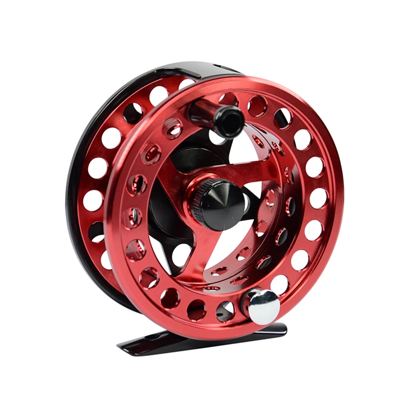 Fly Fishing Reel CNC machined Aluminium Alloy 5/7 size Large Arbor Fly Reel Trout Fishing Accessories Double Color