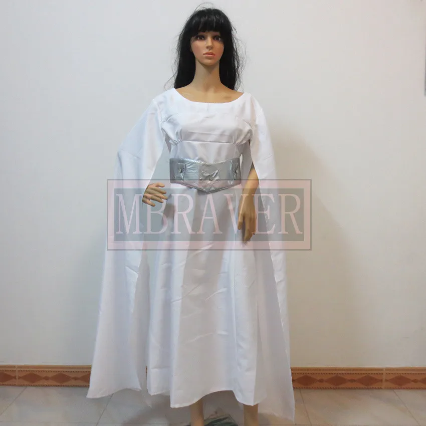 

Alderaan Princess Leia Organa Solo Dress Belt Party Halloween Uniform Outfit Cosplay Costume Customize Any Size