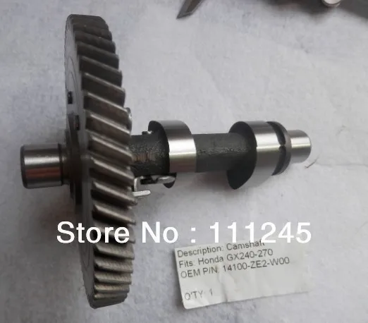 GX270 CAM SHAFT  FOR HONDA GX240 8 ~ 9HP ENGINE FREE POSTAGE   ASSY GENERATOR WATER PUMP TILLER REP. P/N 14100-ZE2-W00