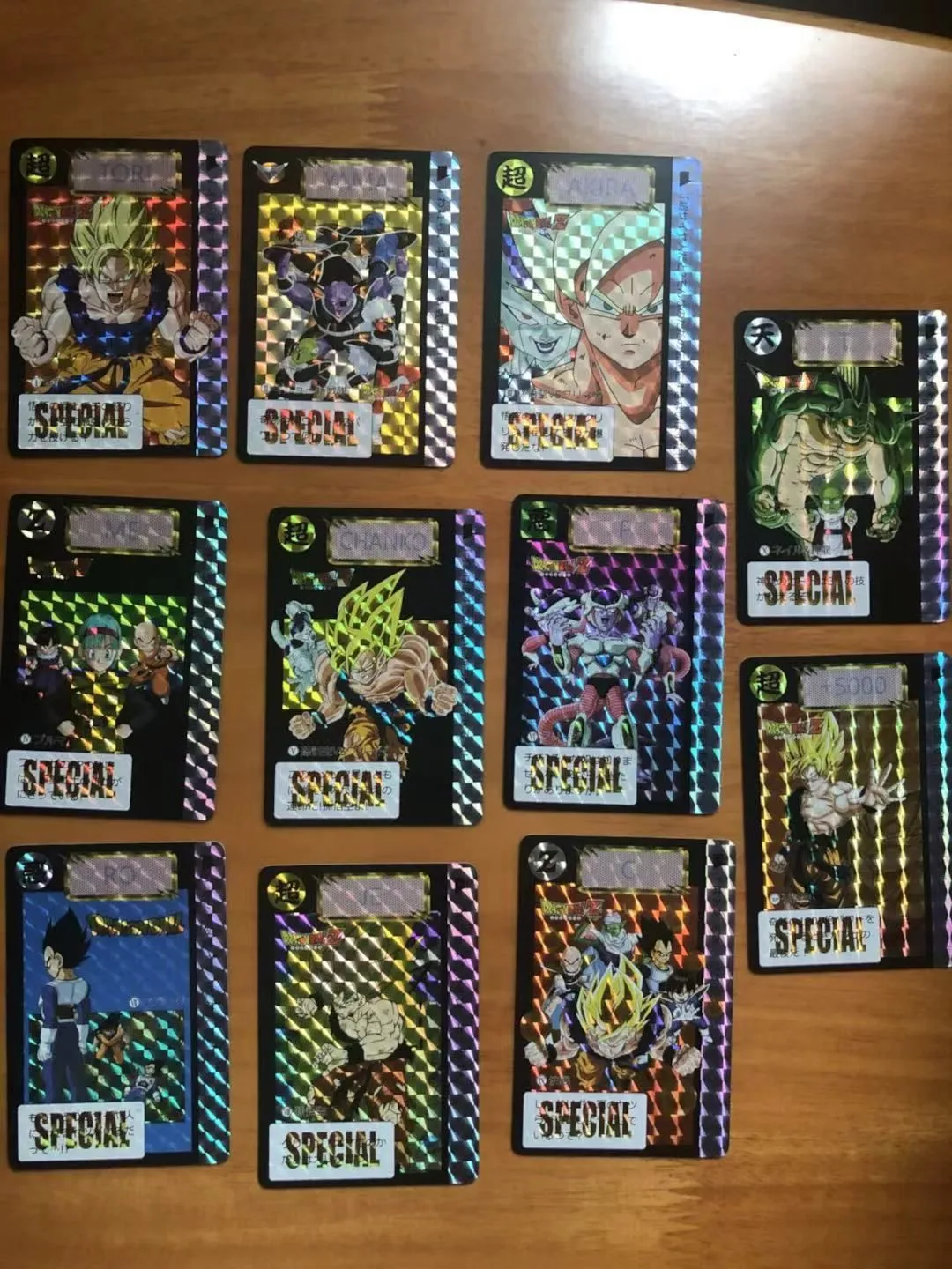 BANDAI Dragon Ball Imitation of The Original Bomb Style Namek Star Frieza Son Goku Flash Card33 Sets of Limited Collection Cards