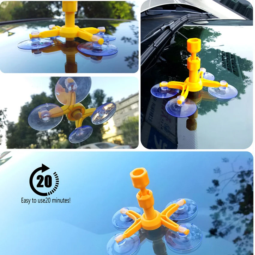 DIY Auto Glass Repair Kit, Windshield Crack Repair Kit, Car Window Repair kit for Repair Windshield Crack, Simple Operation