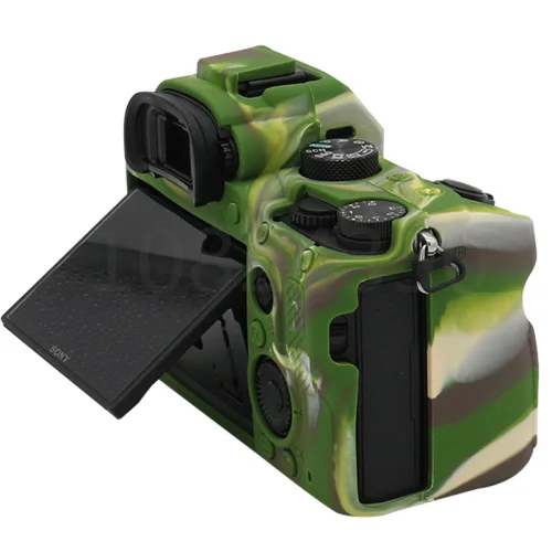 Silicone Armor Skin Case Body Cover Protector for Sony A73 A7RIII A7RM3 A9 A74 7RIV A7R4 a74  A7 II A7M2 A6300 A6400 Camera Bag