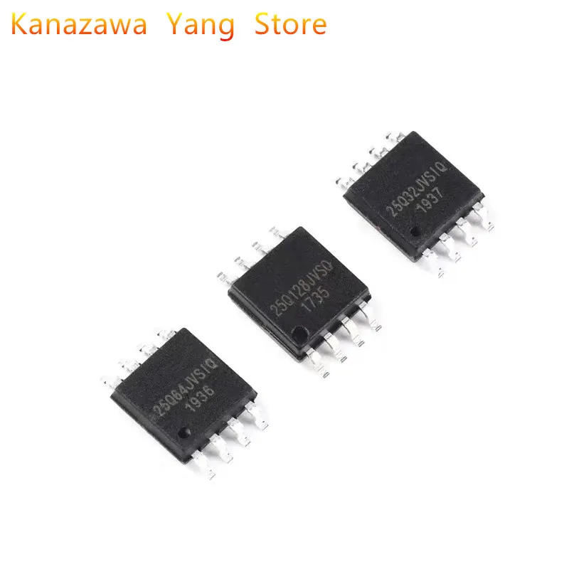 10 Pcs/Lot Brand  W25Q32JVSSIQ W25Q64JVSSIQ W25Q128JVSSIQ 32 64 128 Memory chip silk screen W25Q32JVSIQ W25Q64JVSIQ W25Q128JVSQ