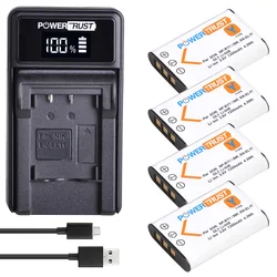 NP-BY1 Rechargeable Battery Pack and Battery Charger for SONY NP-BY1 Battery, compatible with Sony HDR-AZ1 Action Cam Mini