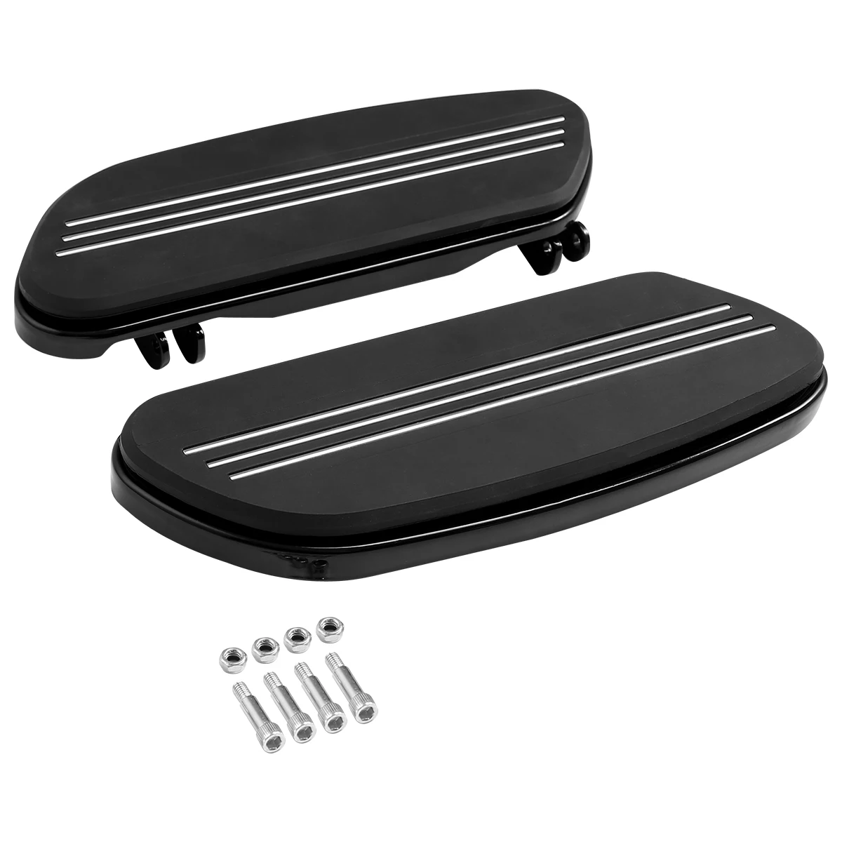 Motorcycle Rider Footboard Kit For Harley Touring Road King Street Electra Glide 1986-2022 FL Softail 1986-2017 Pegstreamliner