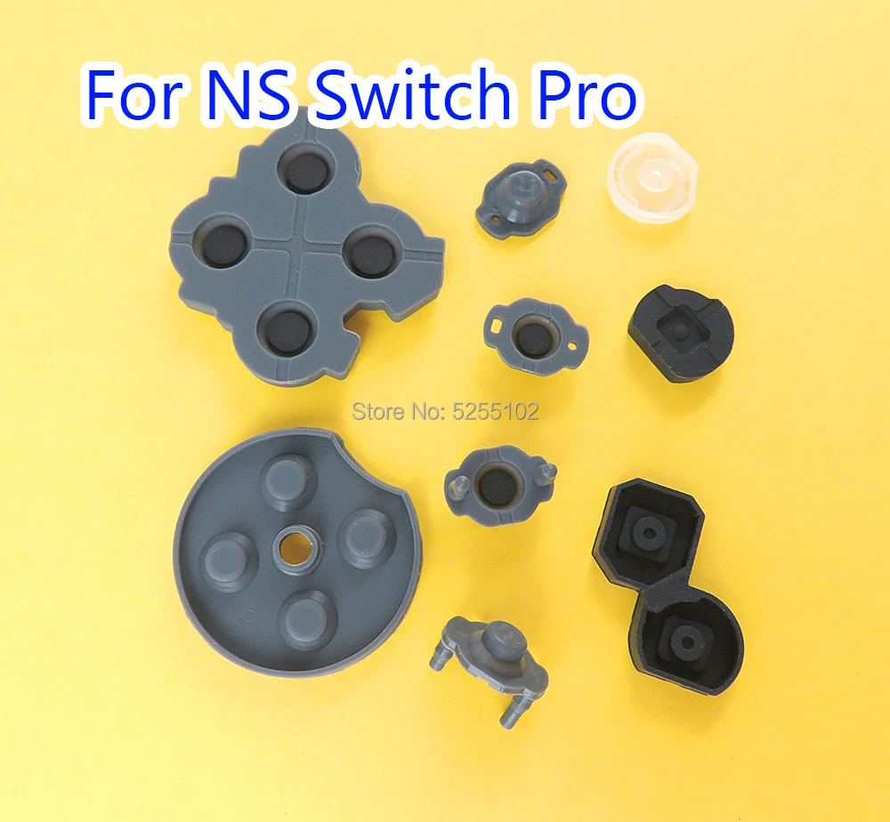 150sets Repair Parts For NS Switch Console Switch Pro LR Key Button ZL ZR Controller ABXY Conductive adhesive