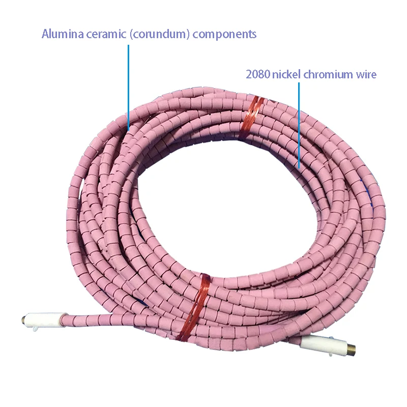 SCD crawler ceramic heating rope heat treatment heating rope rope electric heating belt