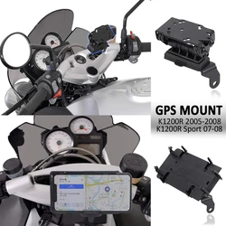 2005-2008 K1200R For BMW K 1200 R/Sport Motorcycle Mobile Phone Holder GPS Stand Bracket 2007-2008 K1200R Sport