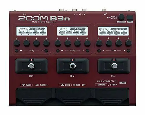 

Zoom B3 n multi effect processor is suitable for bassists, guitar effector, preamplifier and Guitar Effect Pedal