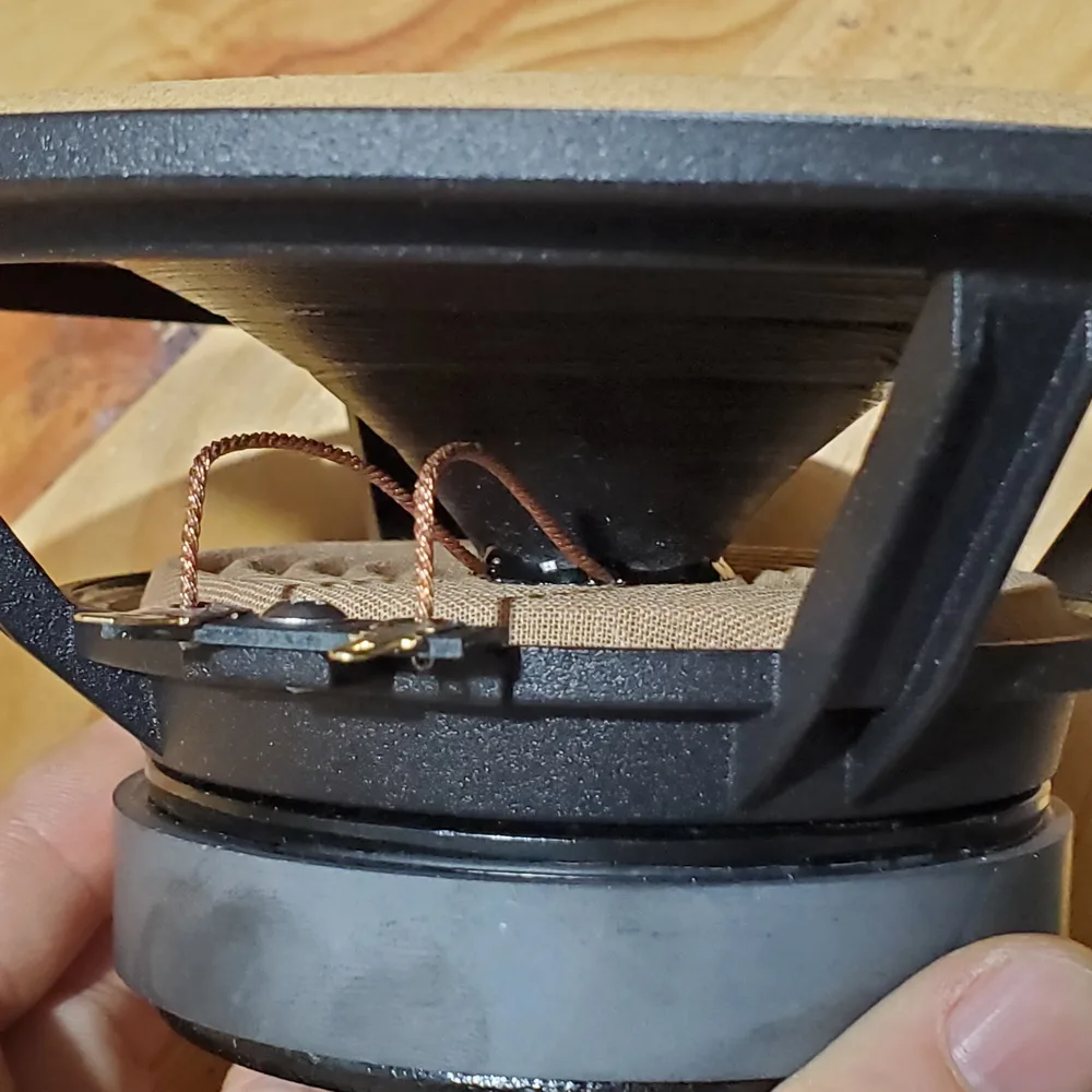 쌍 MeloDavid HiEND 6.5 인치 DIATONE P610 재생 전체 범위 스피커 (2021 알루미늄 프레임 버전)