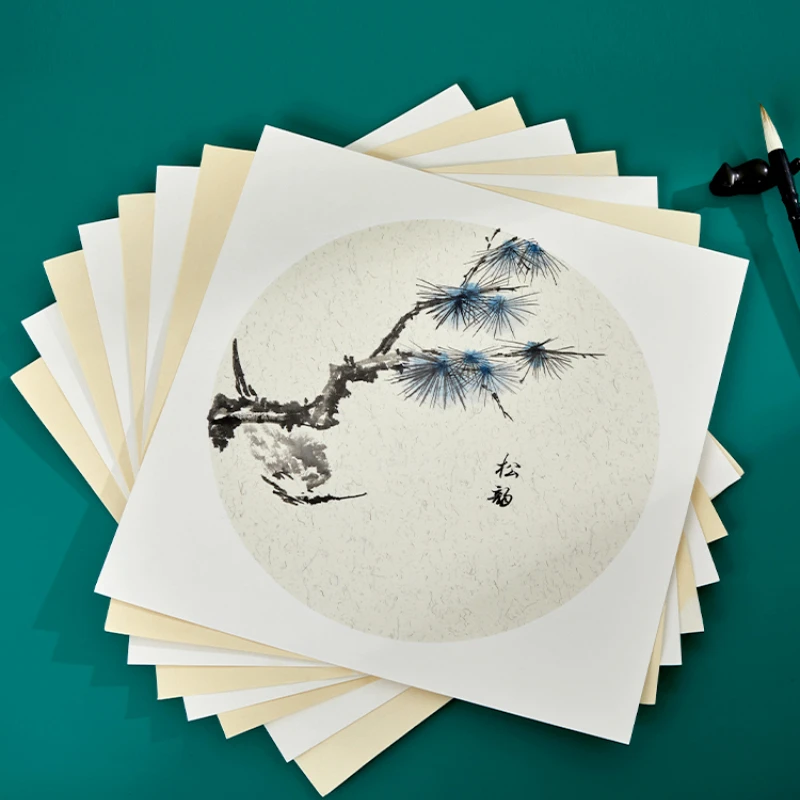 

Thickening Paper Cards Chinese Painting Xuan Paper Soft Card Papier Ripe Xuan Paper Calligraphy Brush Special Papier Beginners