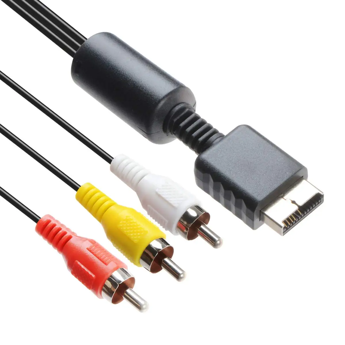 Audio Video RCA Cable - Game Console Component Accessories Connection AV Cable for PS1 PS2 PS3 Playstation,6FT