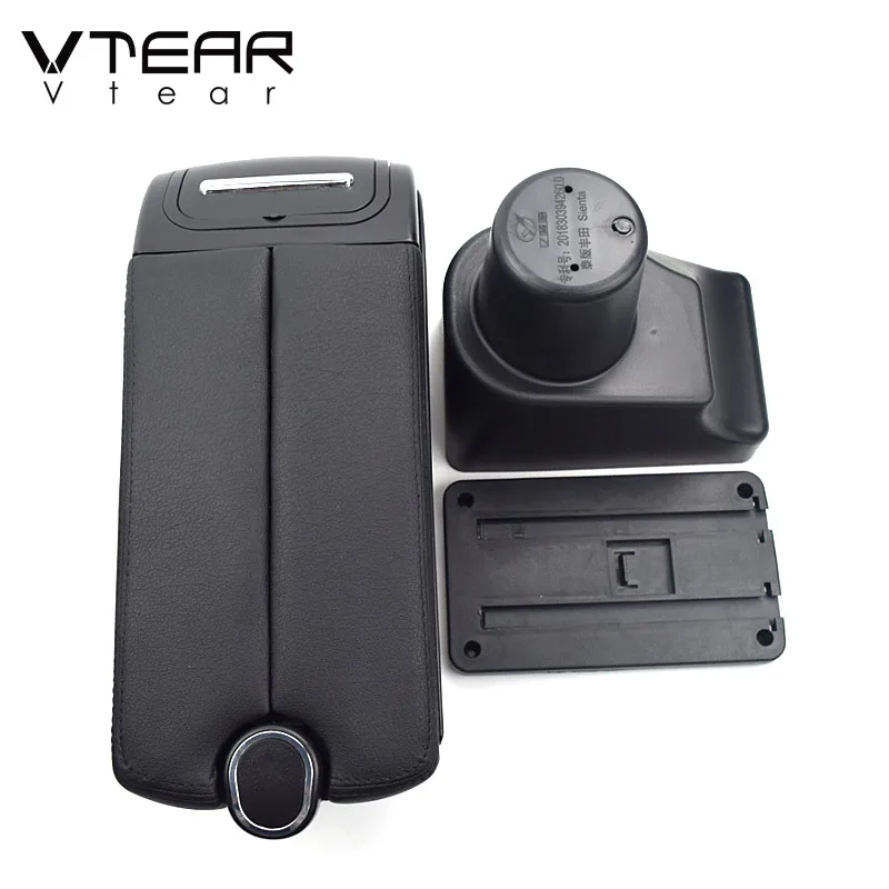 

Vtear Car Armrest Organizer USB Center Console Storage Box Arm Rest Decoration Interior Accessories Parts For Toyota Sienta 2018