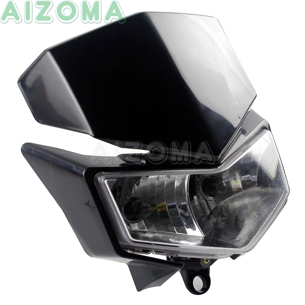 Motorcycle Headlight 12v/18w Twin Bulb Headlamp For Kawasaki  KLX250 KLX250S KLX250SF 2008-2019   D-Tracker X 250 2009-2019