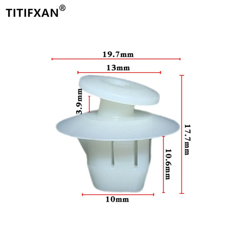 Image of 10Pcs Auto Hinten Rücklicht Befestigung Innen Panel Clip Für Toyota Corolla Prado Reiz Camry Crown RAV4 Kunststoff Befestigungen