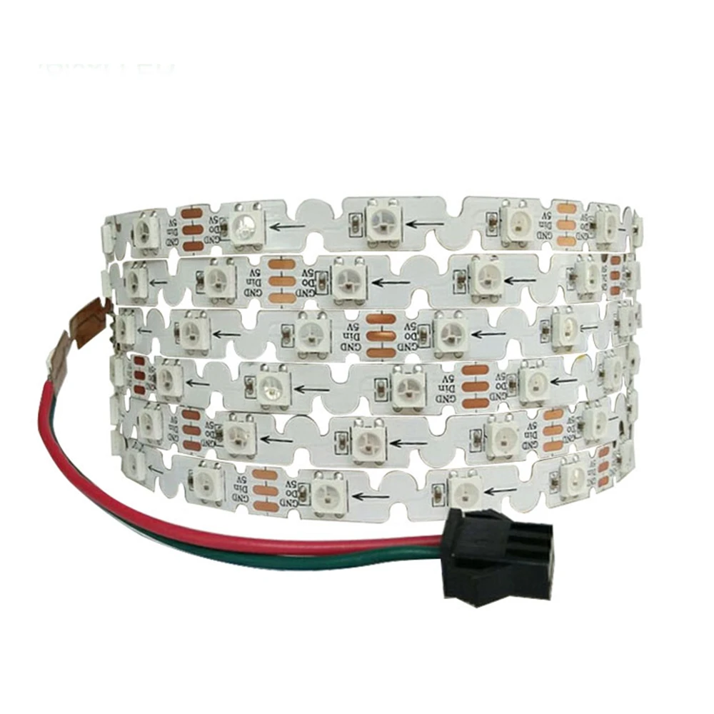 Zig Zag Addressable RGB LED Strip SMD5050/48pcs/M