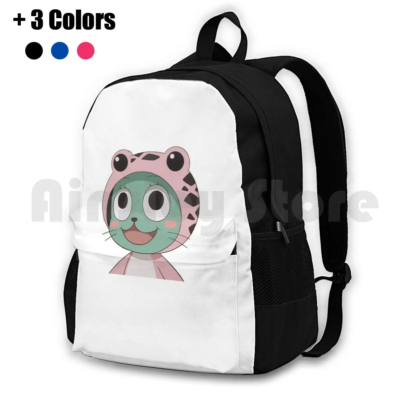 Happy Frosch Outdoor Hiking Backpack Riding Climbing Sports Bag Anime Anime Fairy Tail Fairy Tail Frosch Frosch Manga Manga