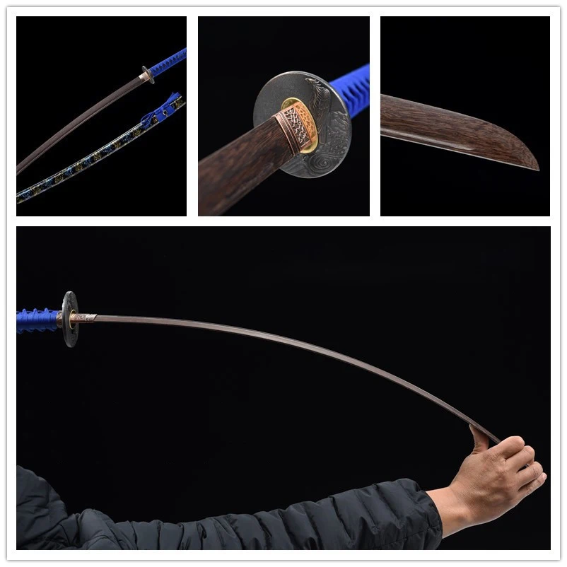 103Cm Cao Cấp Iaido Wenge Thanh Kiếm Gỗ Vũ Khí Nhật Bản Yamashiro Ninja Võ Sĩ Đạo Mới Bắt Đầu Đào Tạo Dao Bộ Sưu Tập