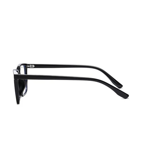 Imagen 2 del producto Gafas graduadas con montura de té transparente para hombre y mujer, lentes asféricas antiluz azul, visión única, 0-1,56-0,5 To-0,75, 6,0