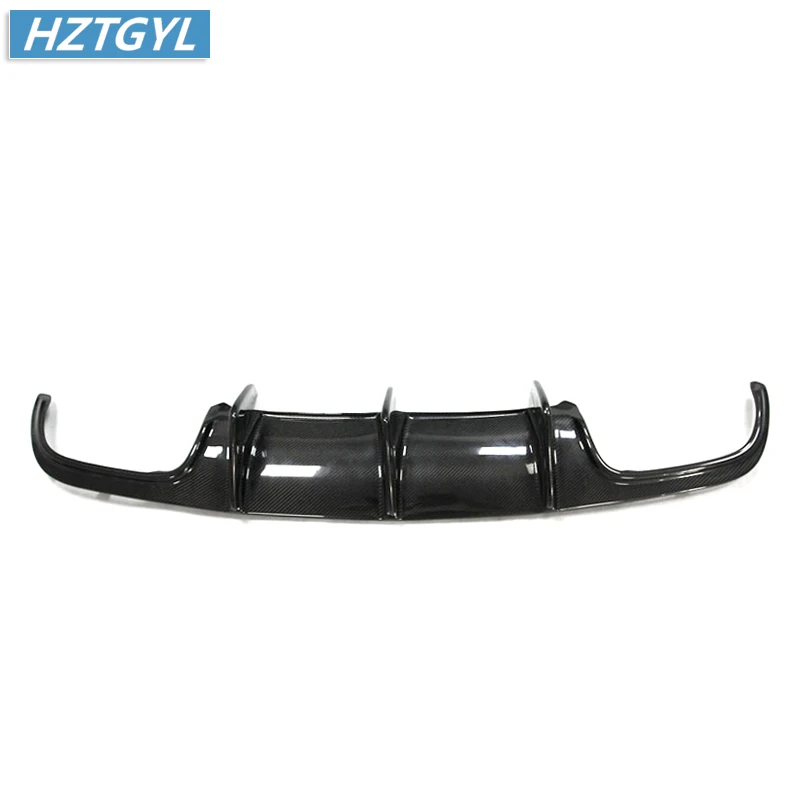 Carbon Fiber Material Rear Bumper Lip Diffuser For Mercedes Benz W204 C63 AMG Car Tuning 2007-2011