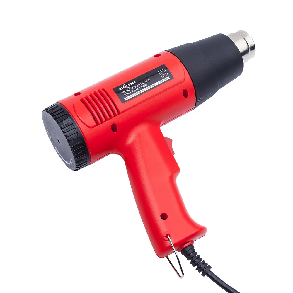 Imagem -02 - Heat Gun Digital Lcd Display Elétrico 2000w Hot Air Gun Blower Dryer Shrink Wrapping Automotive Film Tool eu Plug de Alta Qualidade