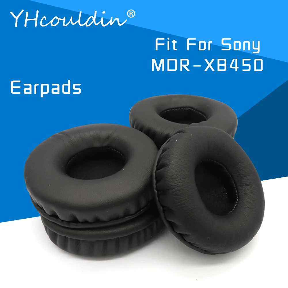 YHcouldin وسادات الأذن لسوني MDR XB450 MDR-XB450 ملحقات سماعة استبدال بو الجلود الناعمة المواد