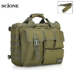 14inch Laptop Bag Tactical Computer Backpack Messenger Fanny Belt Shouder Bags Camping Outdoor Sports Pack Brafecase For Men